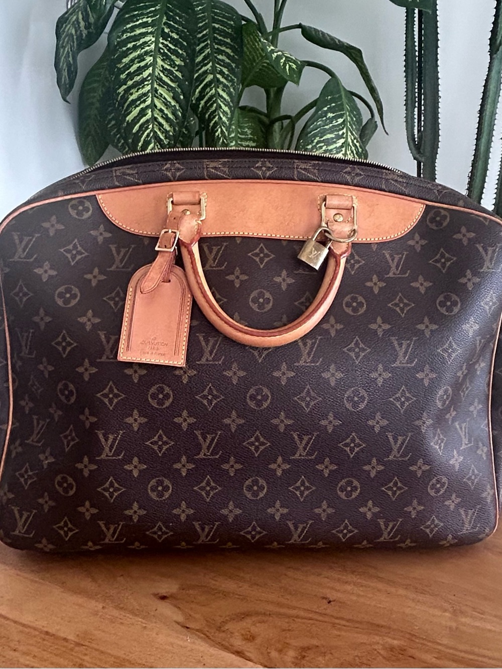 Louis Vuitton Brown Monogram Canvas Duffel with Vachetta Leather Trim - Picture 2 of 11